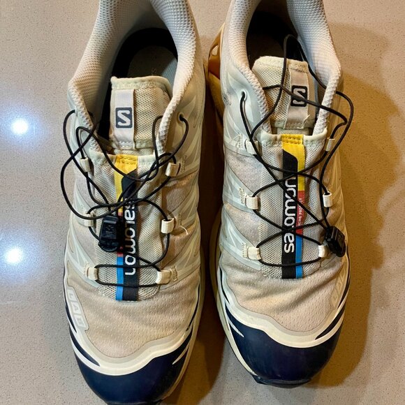 Salomon XT-6 Lunar Rock/Dark Sapphire x Men's US 10.5 - Picture 5 of 7